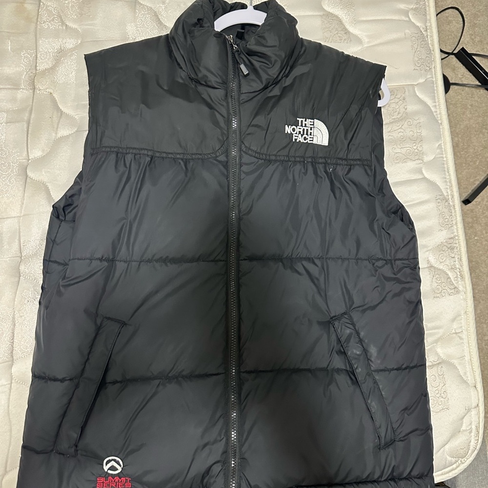 The North Face Charcoal Puffer Vest